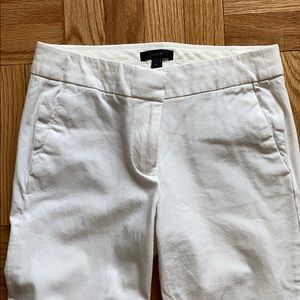 J Crew White Pants